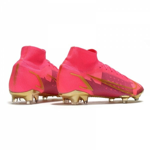 Chuteira Nike Mercurial Superfly 8 Elite Campo FG - Rosa/Dourado