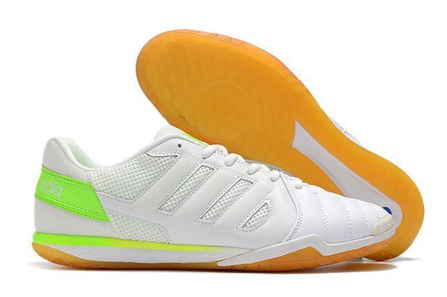 Chuteira Adidas Top Sala Futsal - Branco/Verde