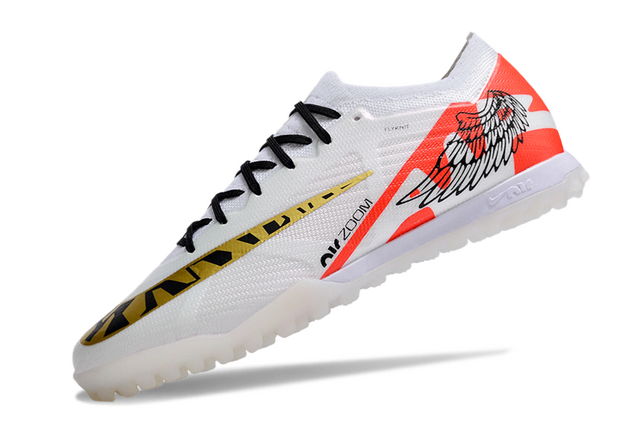 Chuteira Nike Mercurial Vapor 15 Elite Society - Branco/Vermelho