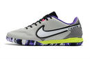 Chuteira Nike React Tiempo Legend 9 Pro Futsal IC - Cinza/Roxo