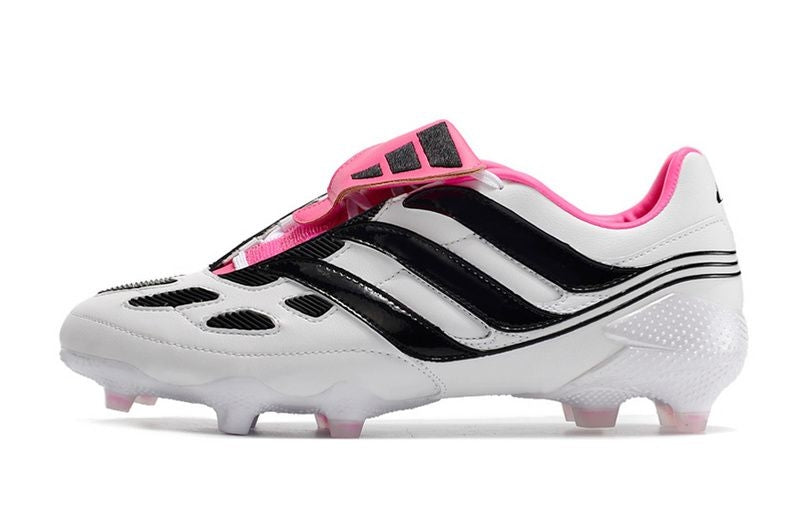 Chuteira Adidas Predator Precision FG - Branco/Rosa