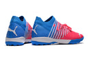 Chuteira Puma Future Z 1.4 Pro Cage Society - Azul/Rosa