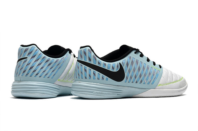 Chuteira Nike Lunar Gato Futsal - Branco/Azul