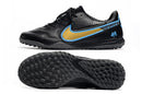 Chuteira Nike Tiempo 9 Pro Society - Preto/Azul/Dourado