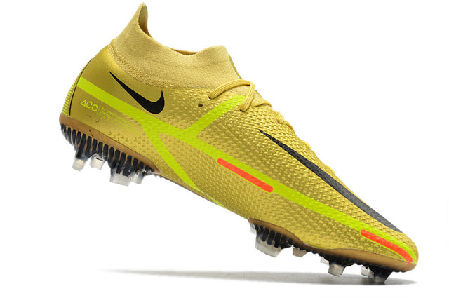 Chuteira Nike Campo Phantom GT 2 Elite FG - Dourado