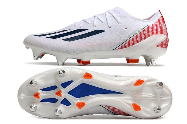 Chuteira Adidas X CrazyFast.1 SG - Bracno/Vermelho