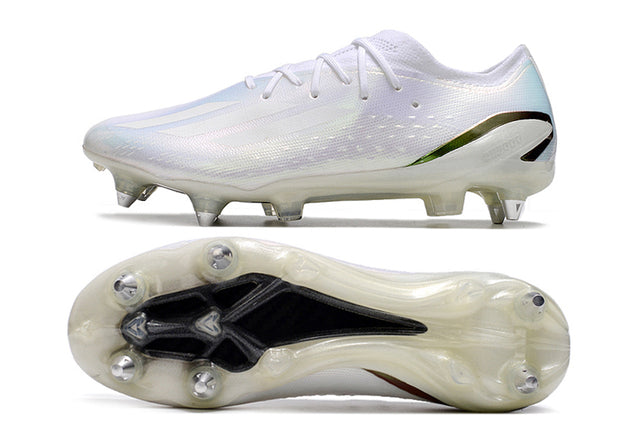 Chuteira Adidas X Speedportal.1 SG - Branco/Preto