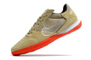 Chuteira Nike Street Gato Futsal IC - Bege/Laranja