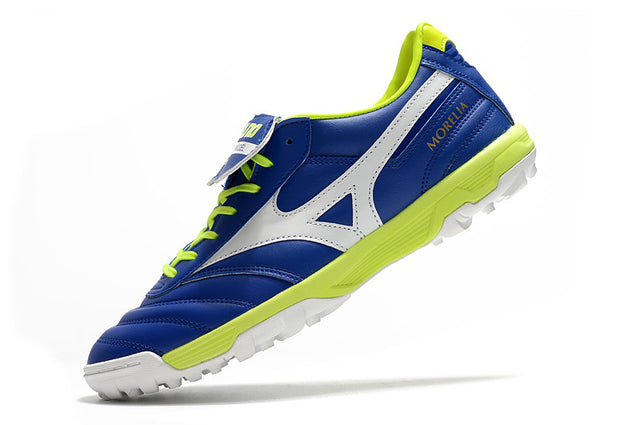 Chuteira Mizuno Morelia Neo 2 Society - Azul/Amarelo