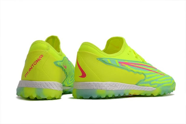 Chuteira Nike Phantom GX Pro Society TF - Amarelo/Verde