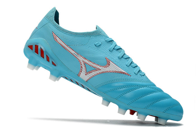 Chuteira Mizuno Morelia Neo 3 Campo FG - Azul/Branco