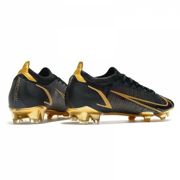 Chuteira Nike Mercurial Vapor 14 Elite Campo FG - Preto/Dourado