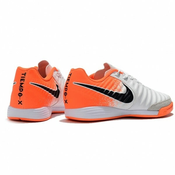 Chuteira Nike Tiempo Legend 7 Academy Futsal - Branco/Laranja