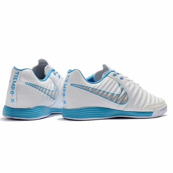 Chuteira Nike Tiempo Legend 7 Academy Futsal - Branco/Azul