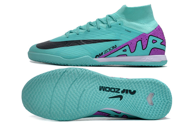 Chuteira Nike Mercurial Superfly 9 Elite Futsal IC - Azul/Roxo