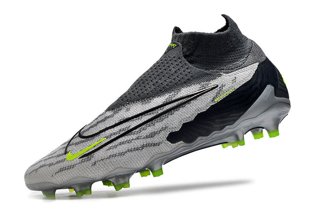 Chuteira Nike Campo Phantom GX Elite FG - Cinza/Verde