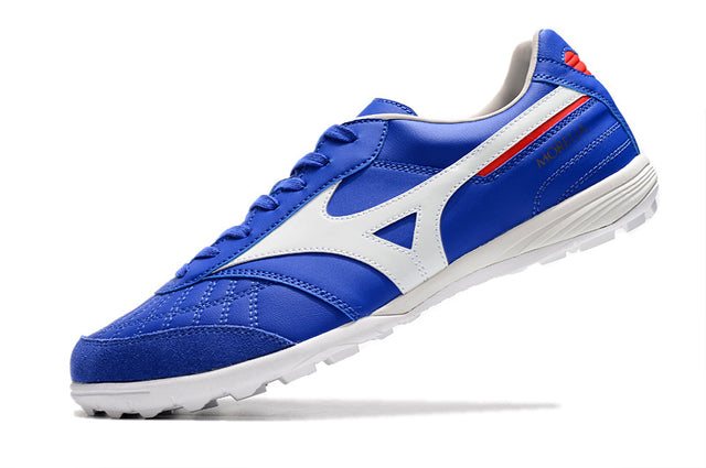 Chuteira Mizuno Morelia Neo Sala Society - Azul/Branco