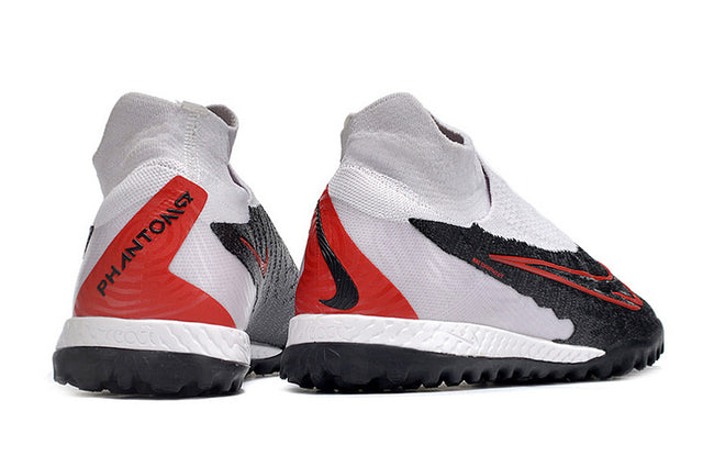 Chuteira Nike Phantom GX DF Society TF - Branco/Preto