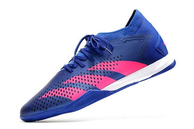Chuteira Adidas Predator Accuracy.3 Futsal - Azul/Rosa