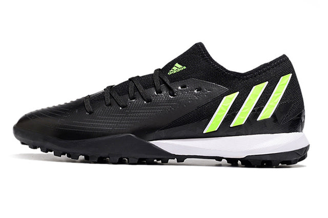Chuteira Adidas Predator Edge.3 Low Society TF - Preto/Verde