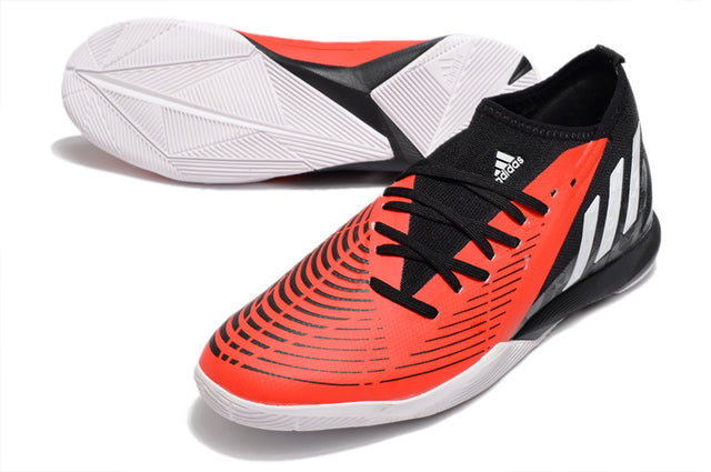 Chuteira Adidas Predator Edge.3 Futsal IC - Laranja/Preto/Branco