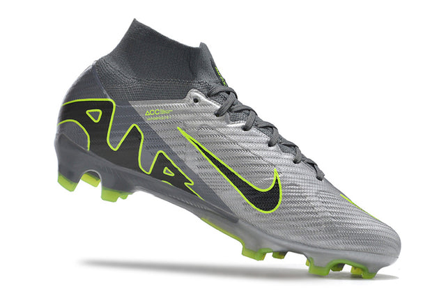 Chuteira Nike Air Zoom Mercurial Superfly 9 Elite - Cinza/Verde