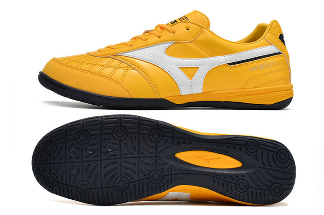 Chuteira Mizuno Morelia Sala Futsal - Amarelo/Branco