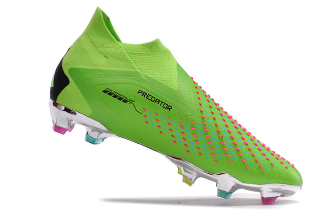 Chuteira Adidas Predator Accuracy+ FG - Verde/Preto