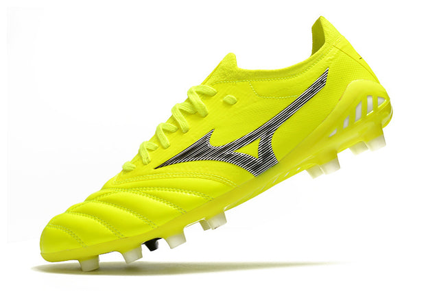 Chuteira Mizuno Morelia Neo 3 Campo FG - Amarelo/Preto