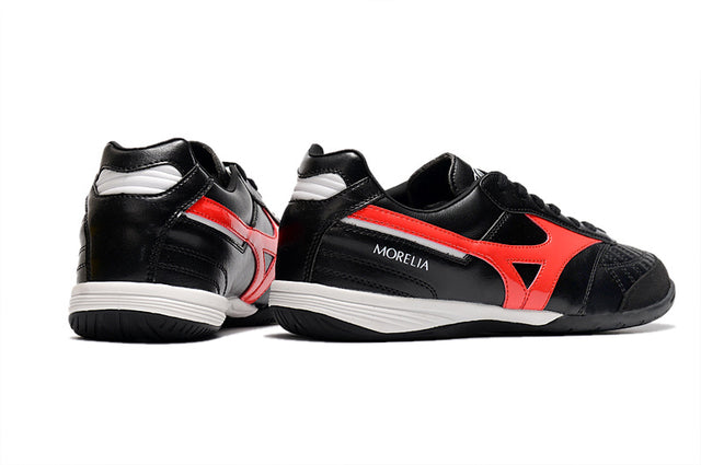 Chuteira Mizuno Morelia Sala Futsal - Preto/Vermelho