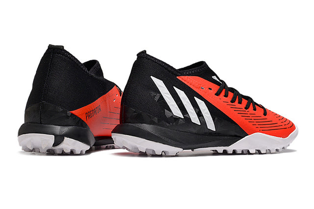 Chuteira Adidas Predator Edge.3 Society TF - Vermelho/Preto