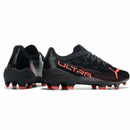 Chuteira Puma Ultra 1.3 Campo FG - Preto/Vermelho