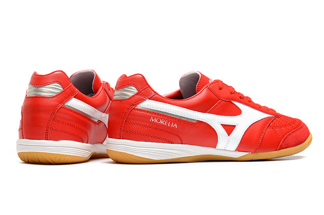 Chuteira Mizuno Morelia Sala Futsal - Vermelho/Branco