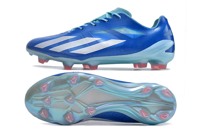 Chuteira Adidas X CrazyFast+ FG "Marine Rush Pack"