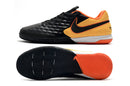 Chuteira Nike React Tiempo Legend 8 Pro Futsal IC - Laranja/Preto