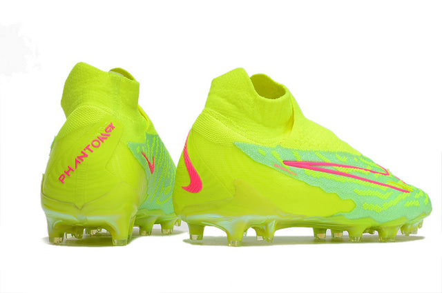 Chuteira Nike Campo Phantom GX Elite FG - Amarelo/Verde
