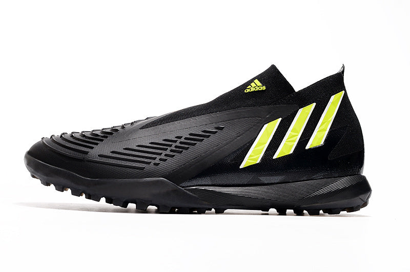 Chuteira Adidas Predator Edge+ Society TF - Preto/Amarelo