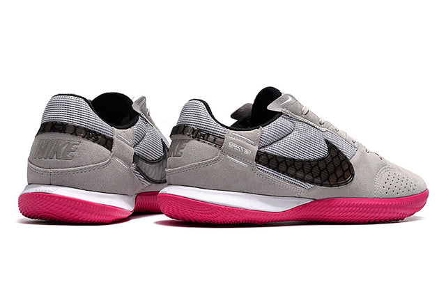 Chuteira Nike Street Gato Futsal IC - Cinza/Rosa