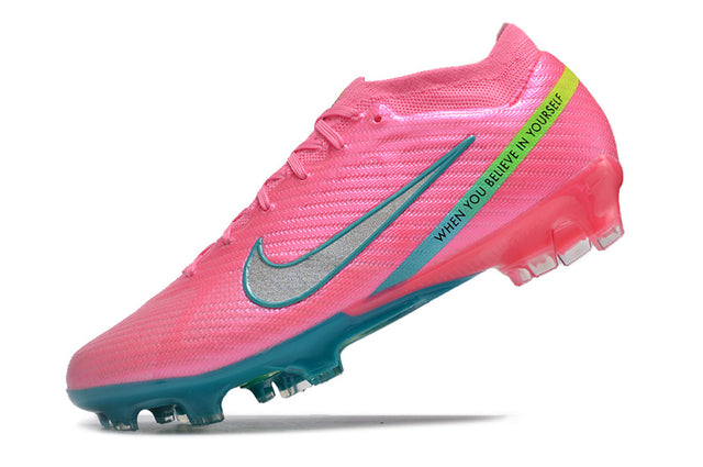 Chuteira Nike Air Zoom Mercurial Vapor 15 Elite FG - Rosa/Azul