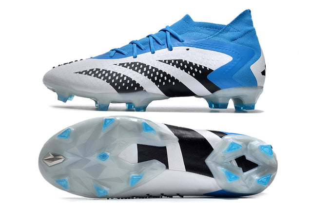 Chuteira Adidas Predator Accuracy.1 FG - Branco/Azul