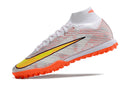 Chuteira Nike Mercurial Superfly 9 Elite Society - Branco/Laranja