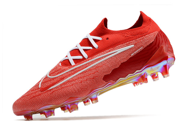 Chuteira Nike Campo Phantom GX Elite FG - Vermelho/Branco