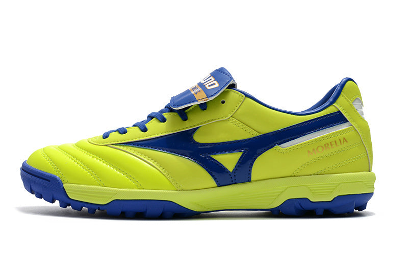 Chuteira Mizuno Morelia Neo 2 Society - Amarelo/Azul