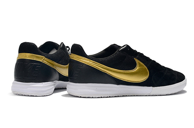 Chuteira Nike Premier 2 Futsal IC - Preto/Dourado