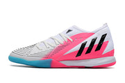 Chuteira Adidas Predator Edge.3 Futsal IC - Rosa/Branco