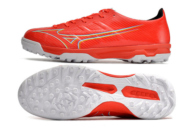 Chuteira Mizuno Alpha Made in Japan Society - Vermelho/Branco