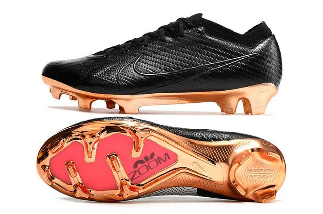 Chuteira Nike Air Zoom Mercurial Vapor 15 Elite FG - Preto/Marrom