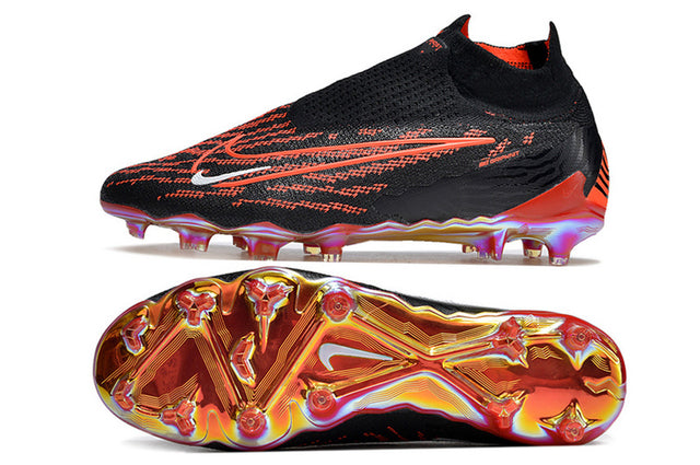 Chuteira Nike Campo Phantom GX Elite FG - Preto/Vermelho