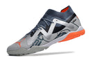 Chuteira Puma Future Match Society TF - Cinza/Laranja