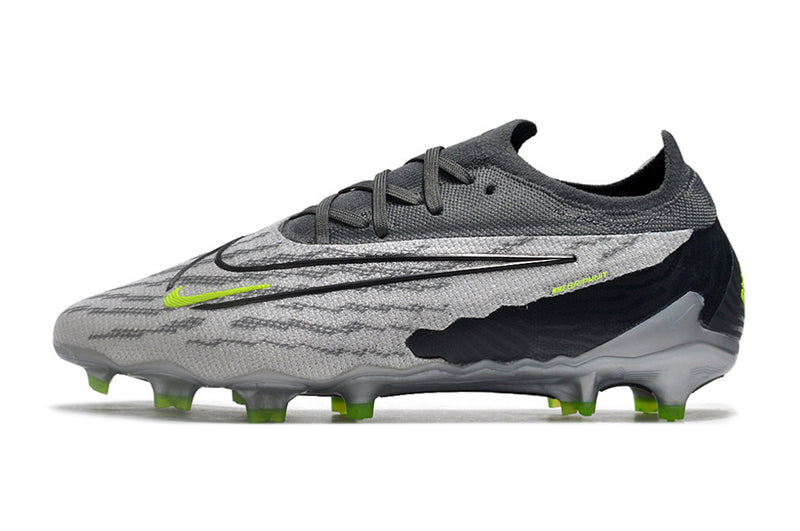 Chuteira Nike Campo Phantom GX Elite FG - Cinza/Verde